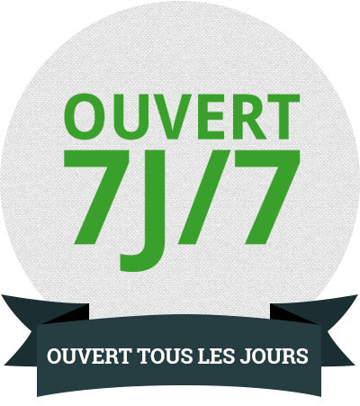 Friteries ouverts 7 jours sur 7