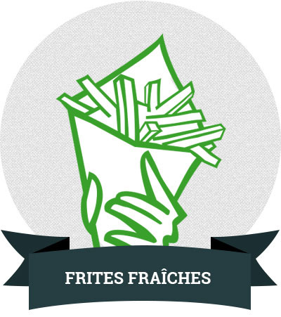 Frites Fraîches servies en cornet chez Pata Pata